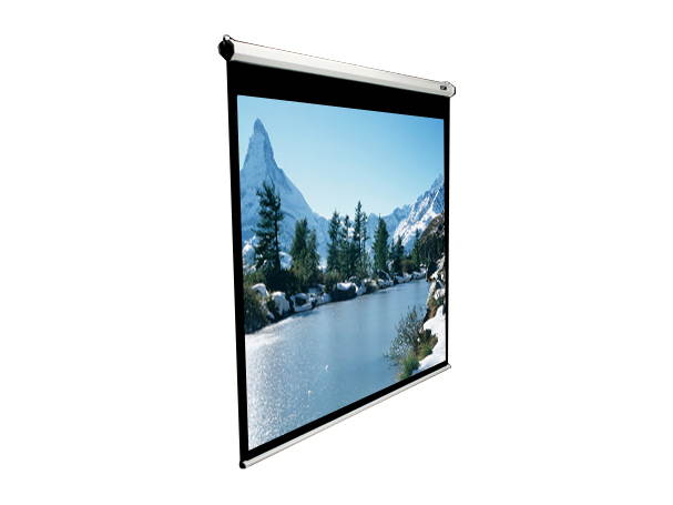 Elitescreens Manual Ceiling/Wall Mount Manual Pull Down Projection Screen (71" 1:1 AR) (MaxWhite) M71XWS1