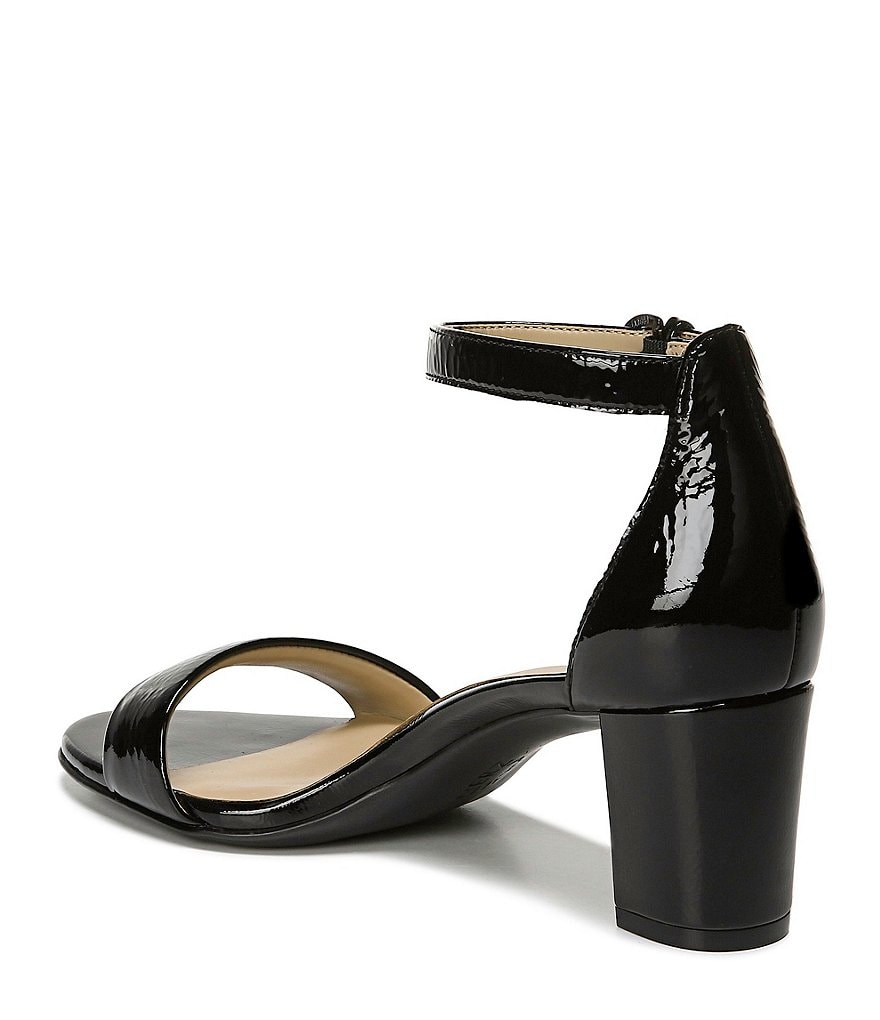 Naturalizer Vera Patent Leather Ankle Strap Dress Sandals