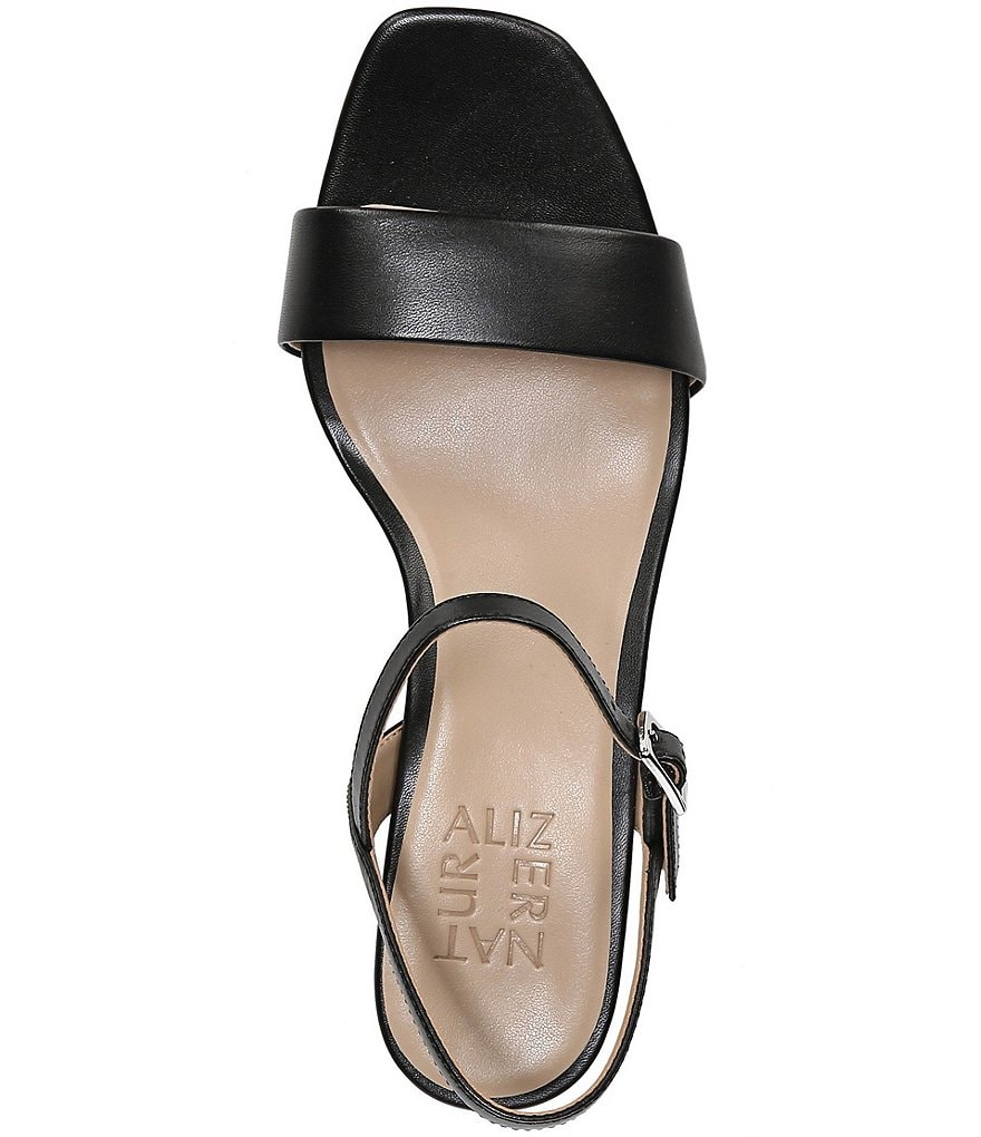 Naturalizer Ivy Leather Block Heel Dress Sandals