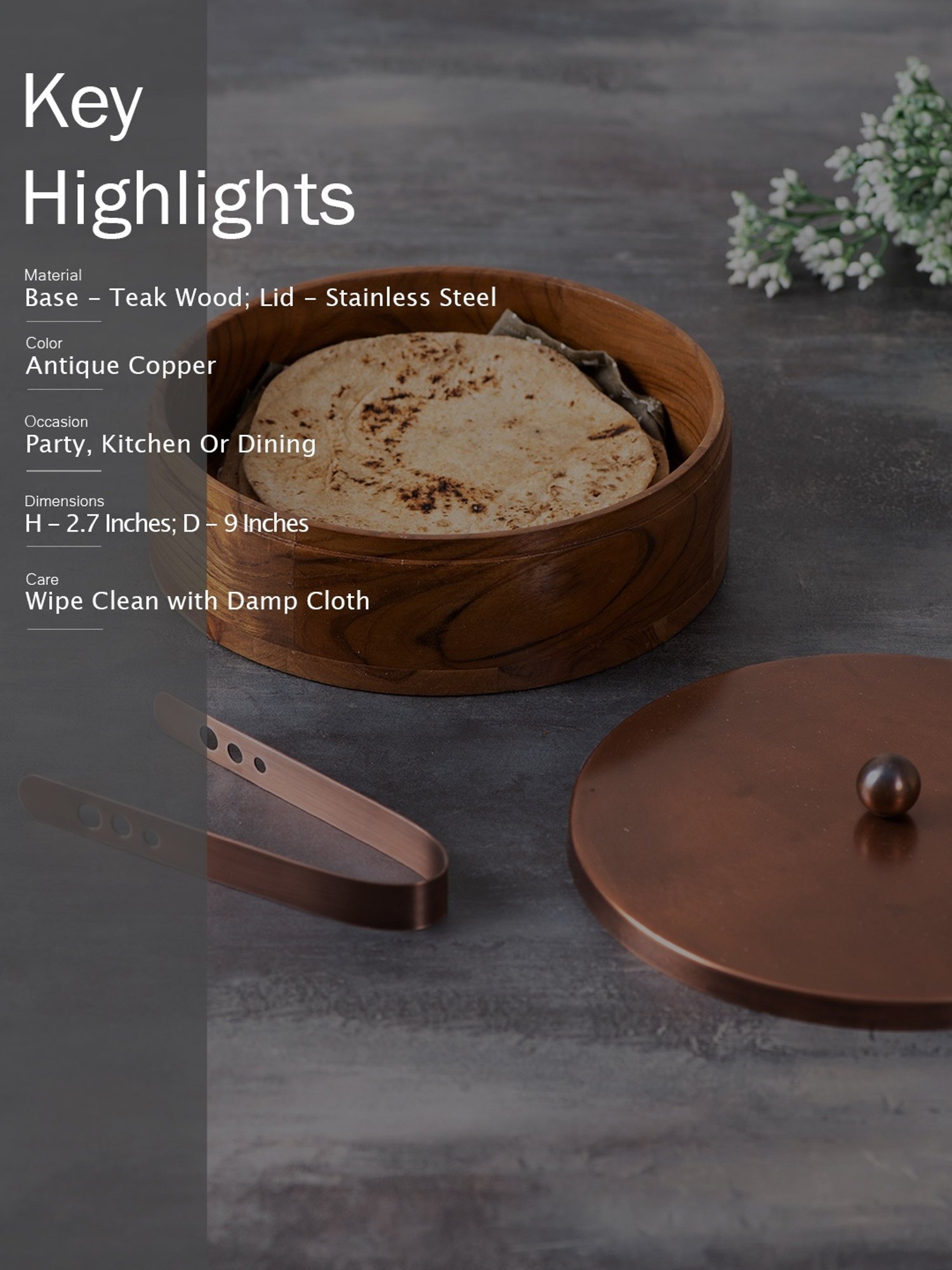 Goodhomes Transparent Glass Butter Dishes With Lid