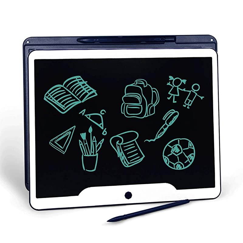 15 inch LCD Writing Tablet  Office Electronic Blackboard Digital Memo Notepad Handwriting Tablet Paperless MessageDrawing Board for SchoolHome Dark Blue
