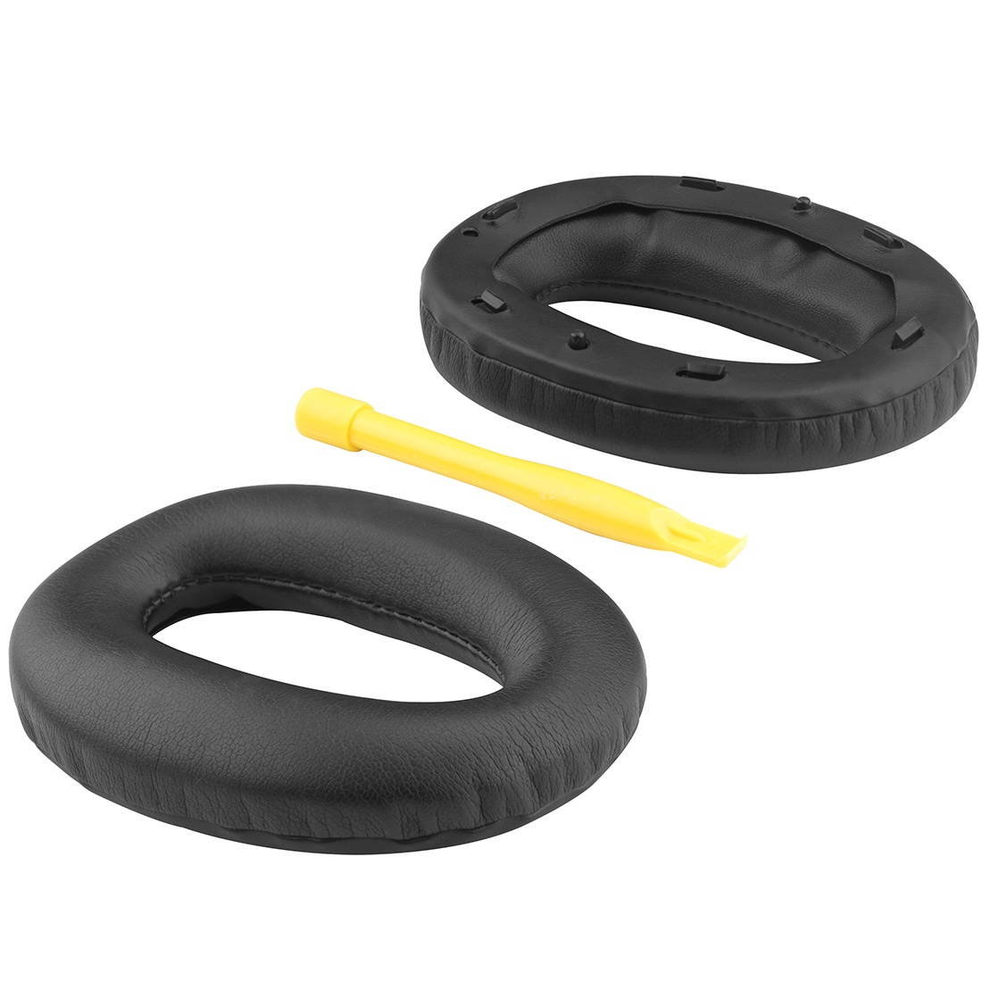 geekria earpad replacement for sony wh1000xm2, mdr1000x headphones/replacement ear pads with clip ring and tuning tone cotton/ear cushion/earpads repair parts plastic ring/tuning cotton