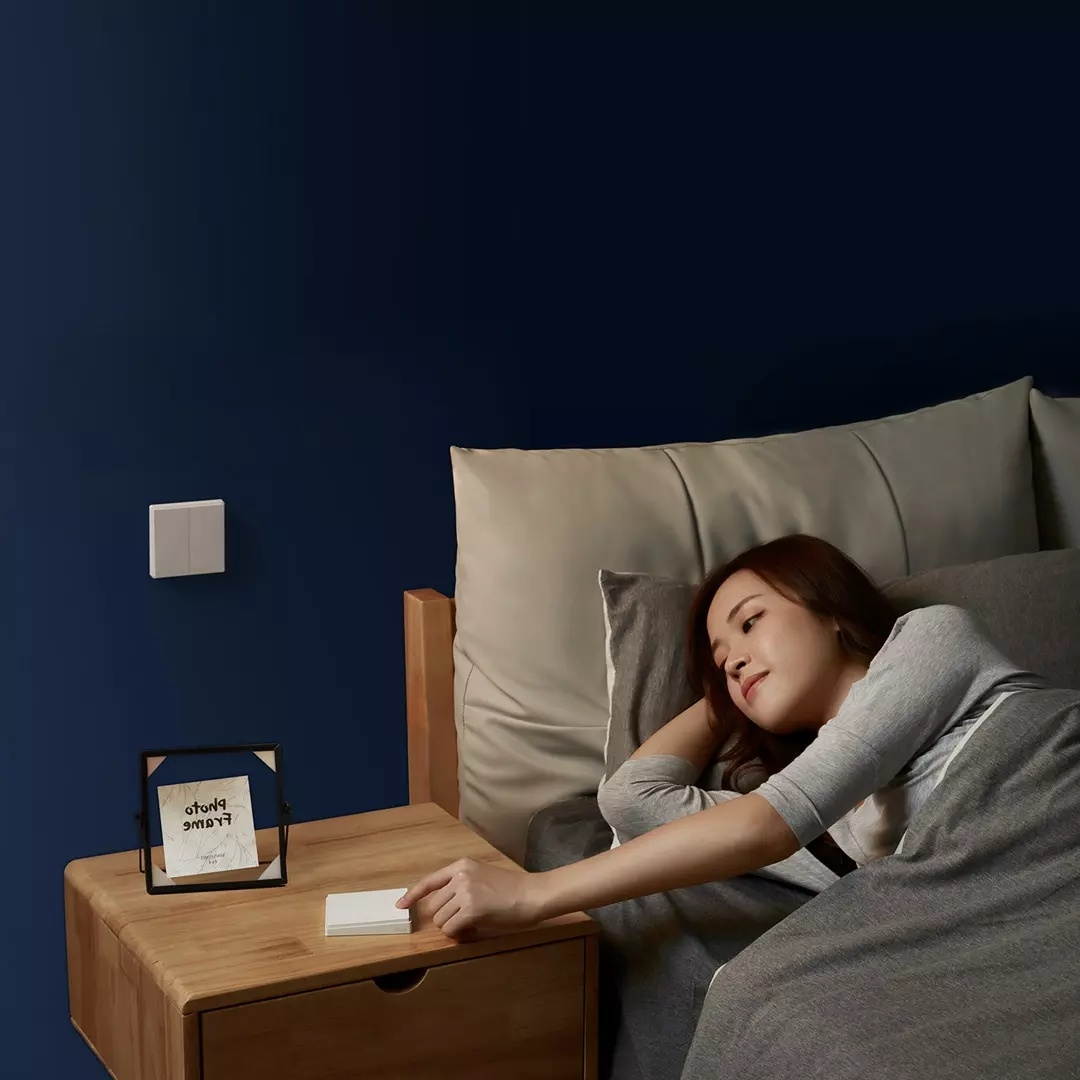 D1 1 Gang/2 Gang ZigBee Smart Wireless Switch APP Remote Control Timer Work with MIJIA APP HomeKit 2 Way