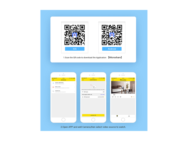 ESCAM G16 1080P Mini WiFi Night Vision Battery Camera with Audio Support AP Hotspot 64GB Card Video Recorder