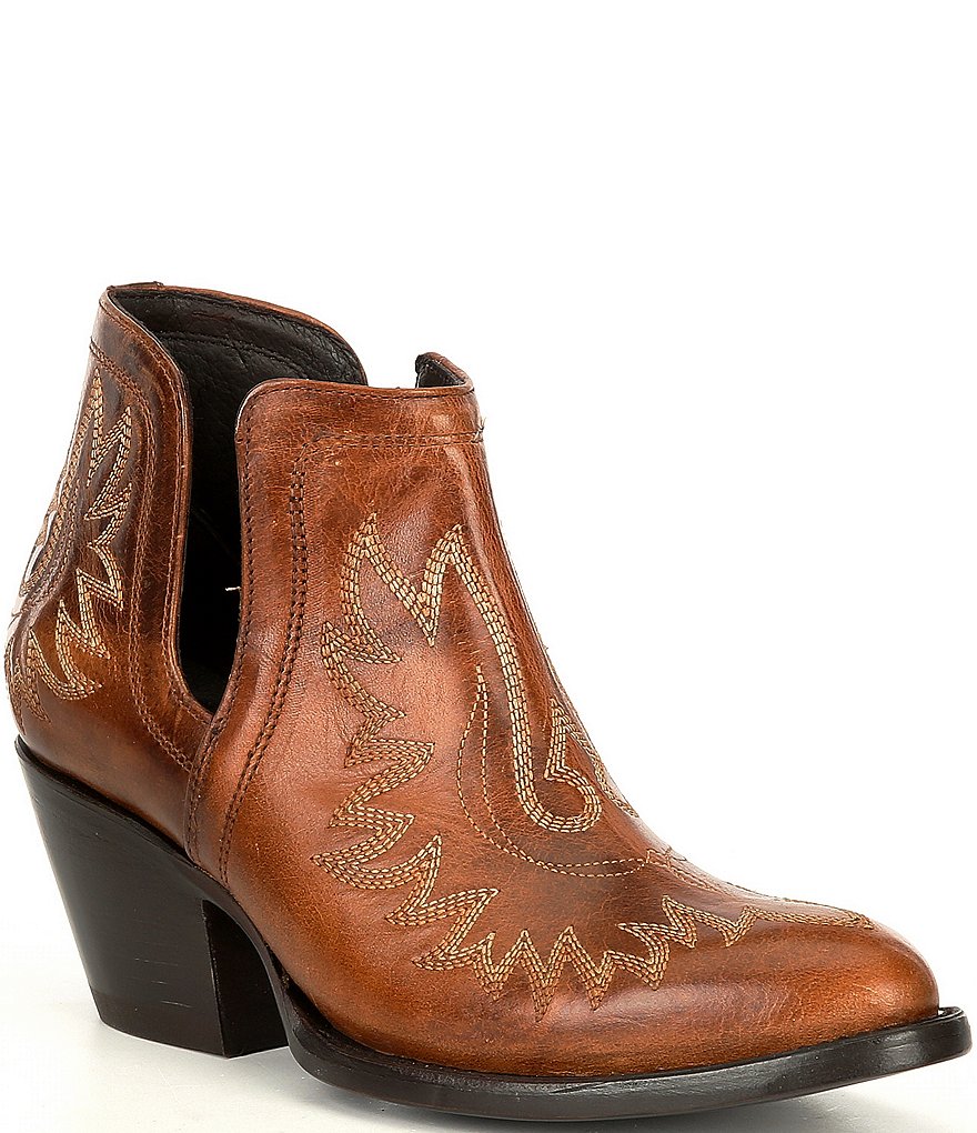 Ariat Dixon R Toe Leather Western Booties