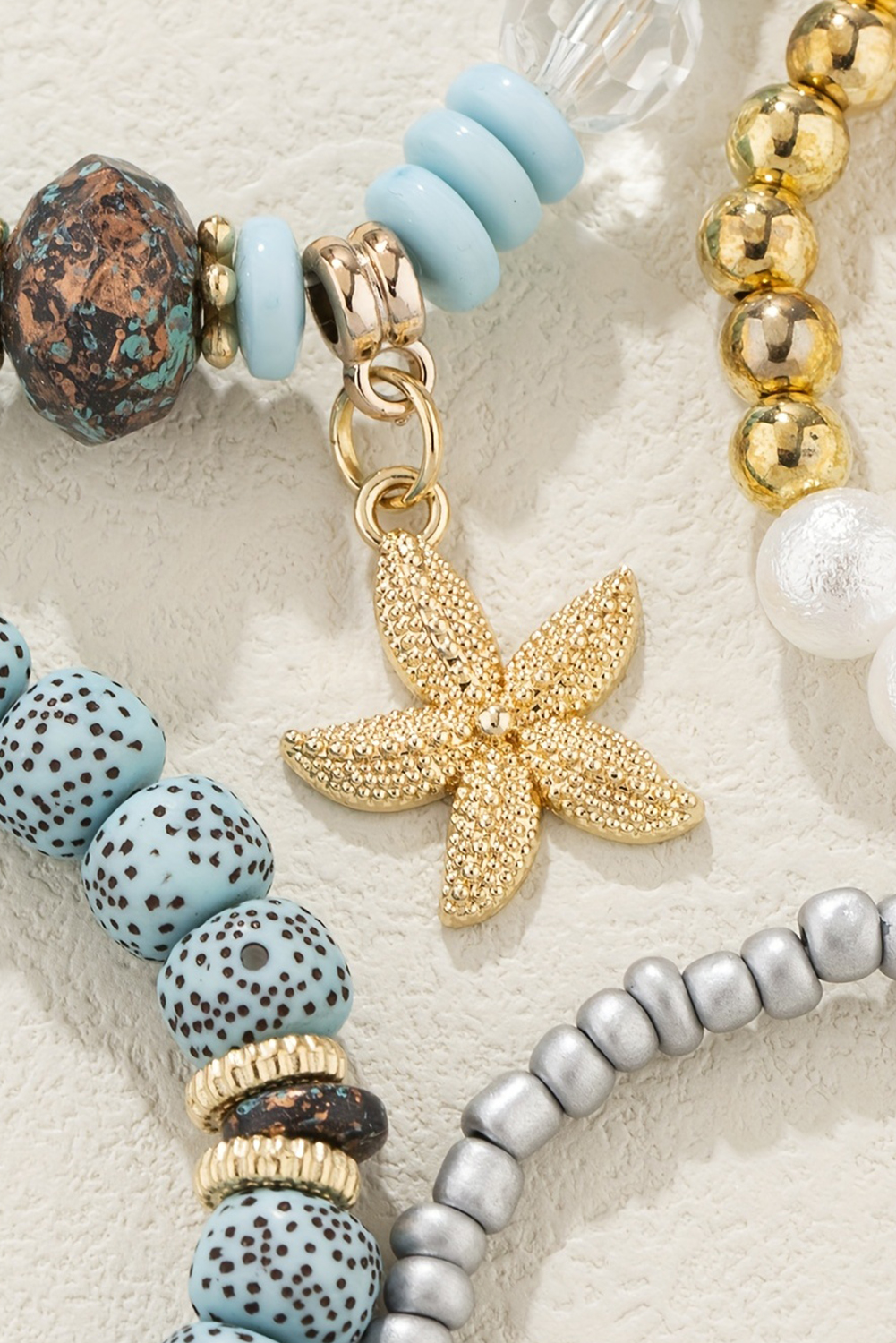 Fiery Red Beaded XOXO Heart Valentine Bracelet Set