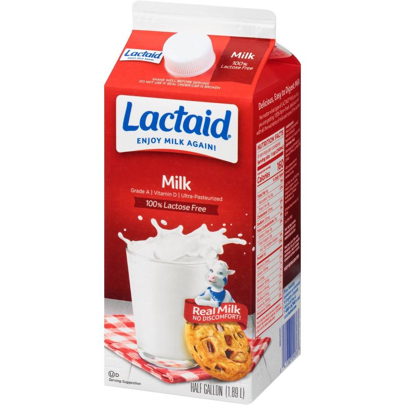 Lactaid Lactose-Free Whole Milk - 0.5gal