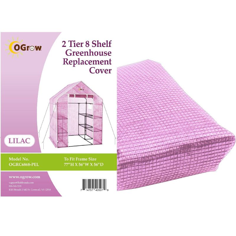 Lean-To Aluminum Greenhouse Clear - OGrow