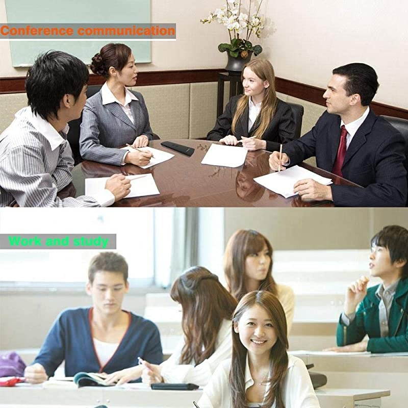 Smart Language Translator Device, Instant Online Language Translator Device Support 80+ Languages, Real-time Translation Pocket Voice Translator BT for Learning Travel Business (Orange)