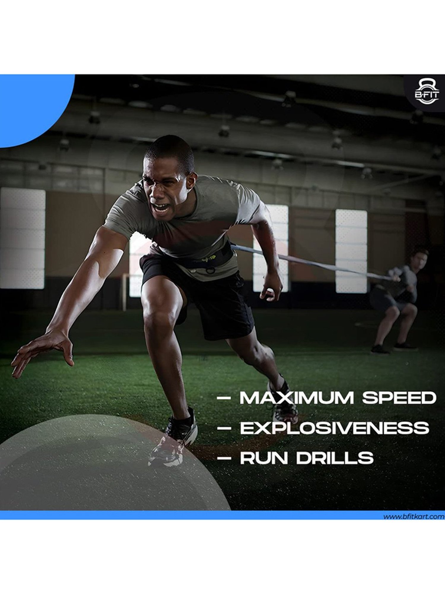 B Fit AB3003 Resistance Bungee Band (Black)