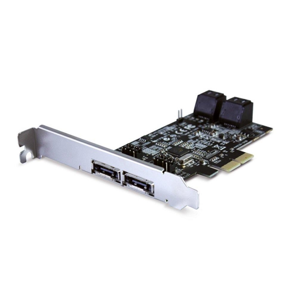 Vantec 4-Channel 6-Port SATA 6GB/S PCIe RAID Host Card with HyperDuo Technology (UGT-ST644R)