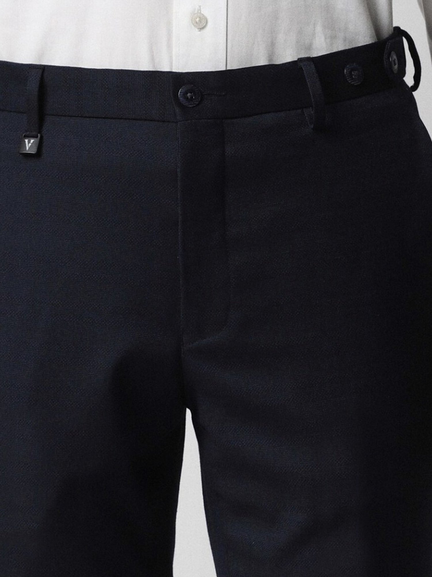 Van Heusen Navy Skinny Fit Trousers
