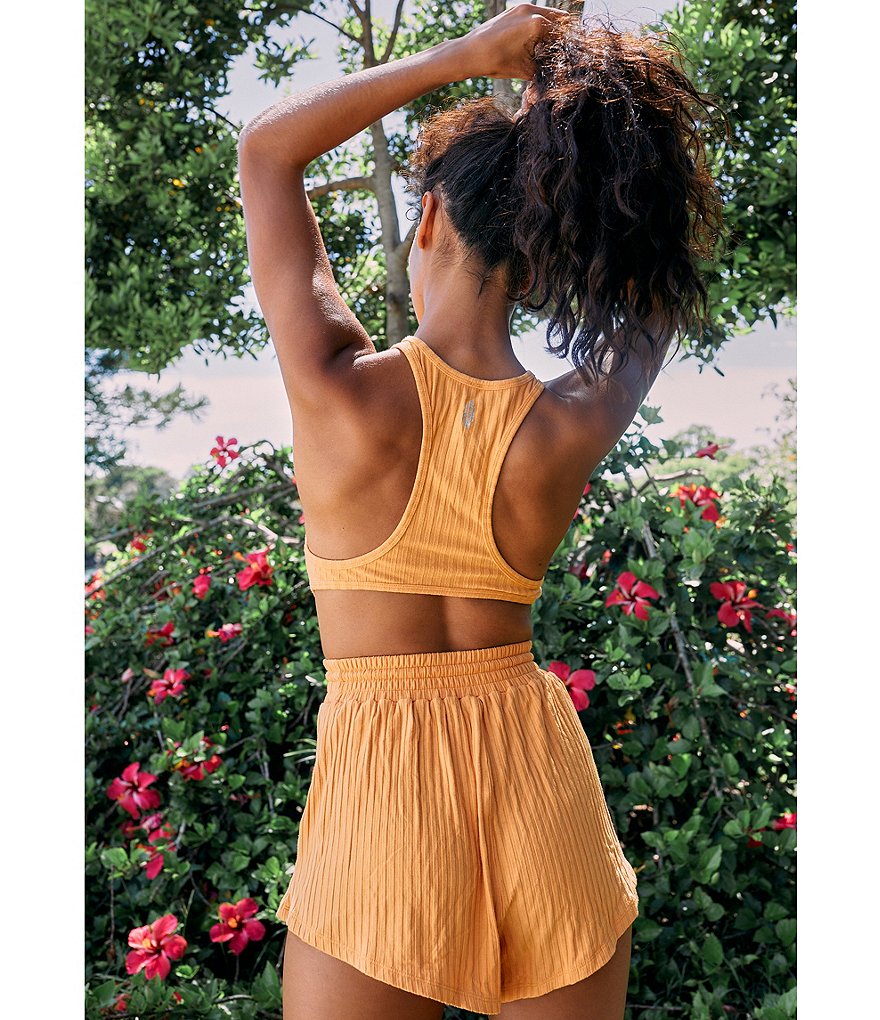 Free People FP Movement Blissed Out High Crew Neck Sleeveless Romper