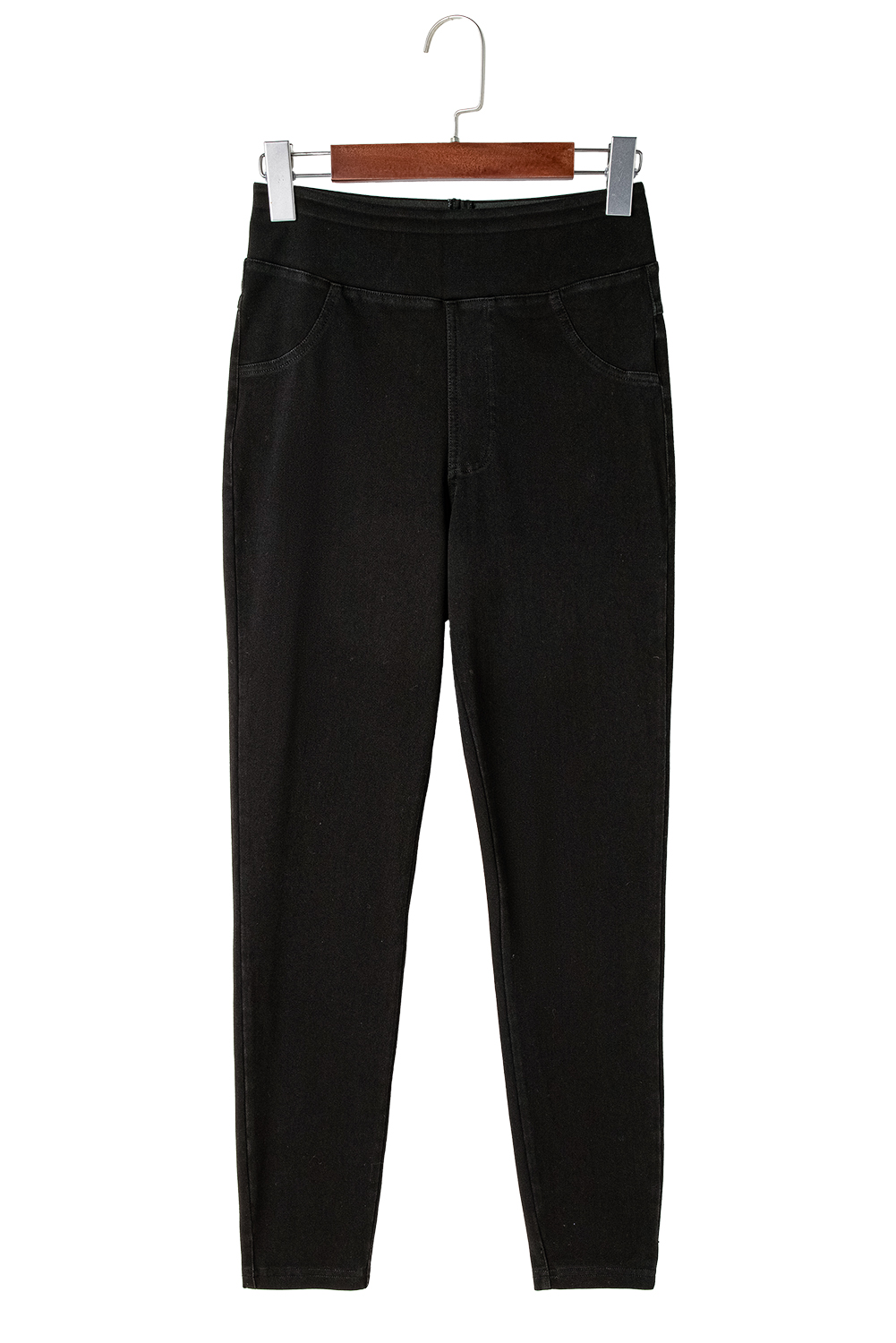 TWIN BIRDS Black & Blue Cotton Capris - Pack Of 2