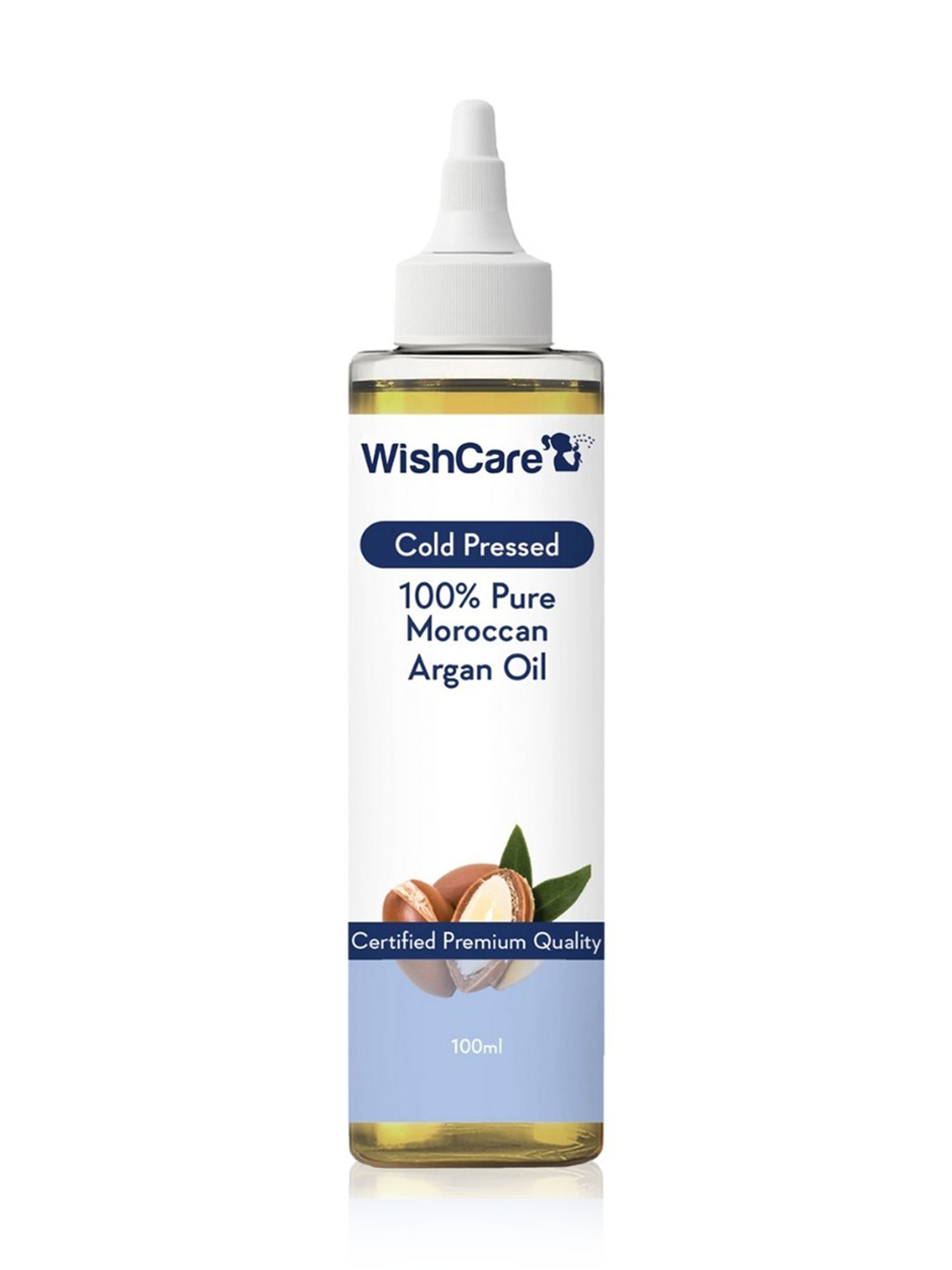 Wishcare Cold Pressed 100% Pure Moroccan Argan Oil - 100 ml