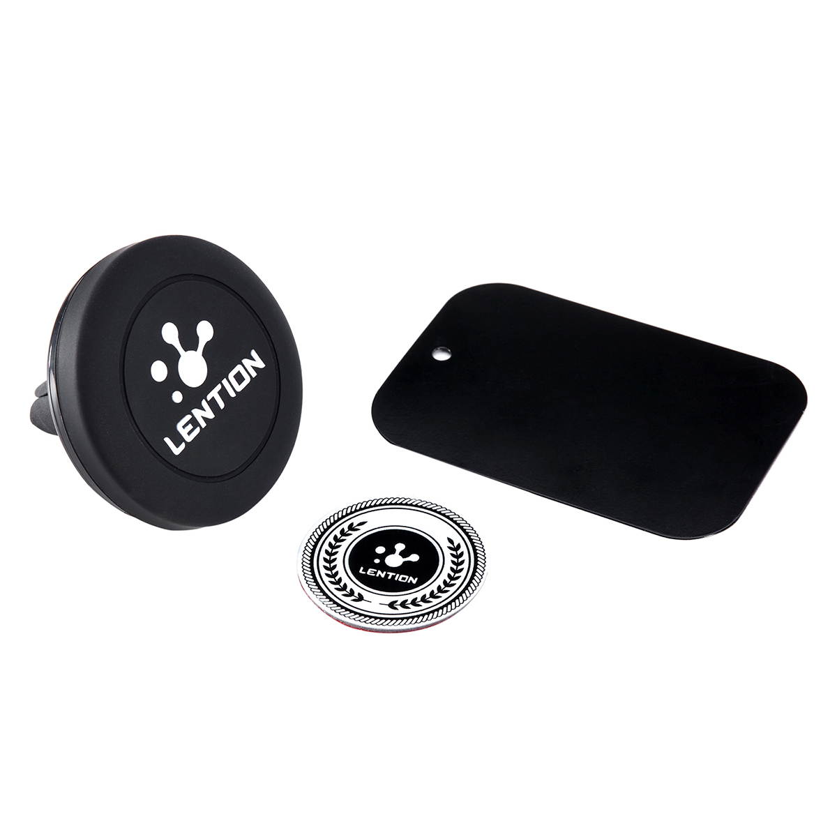 LENTION Air Vent Phone Support,Magnetic Mobile Stand 360&deg; Rotating Phone Holder Car Mount for iPhone, iPod, Smart Phone, PSP, GPS - Blue