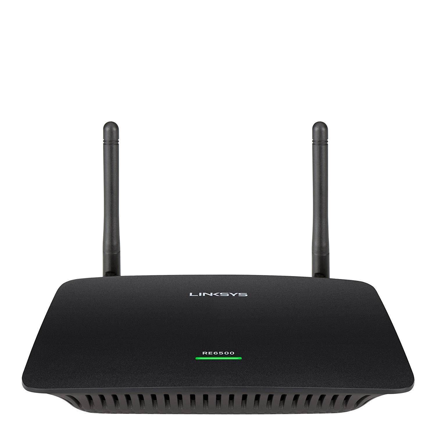 Linksys AC1200 MAX Wi-Fi Gigabit Range Extender / Repeater (RE6500)