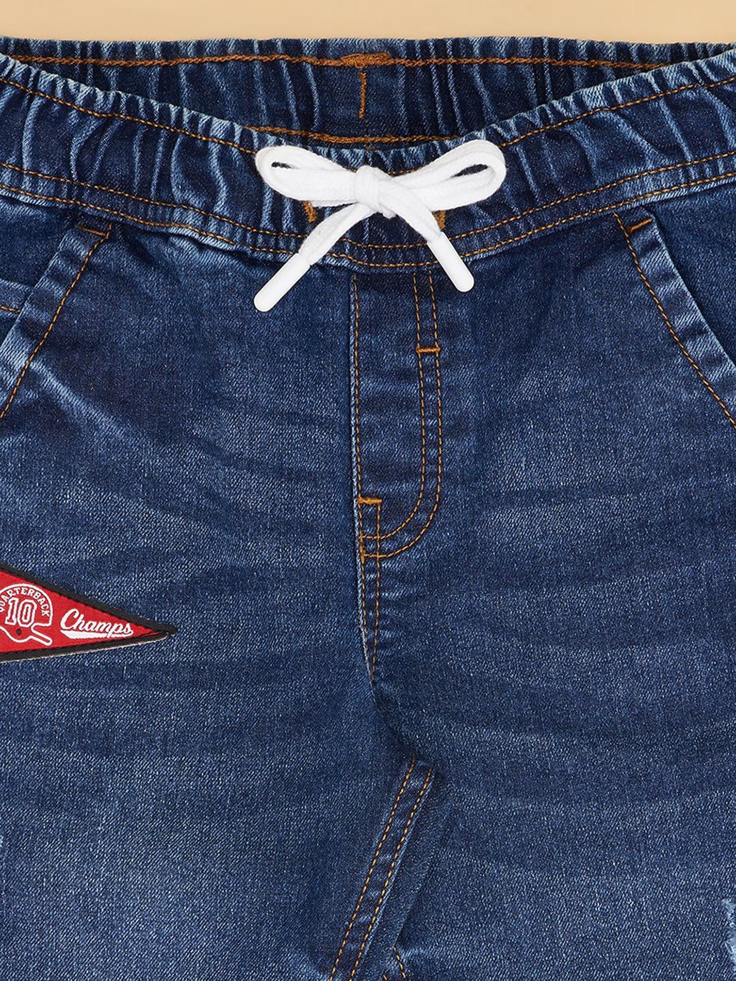 Palm Tree Boys Grey Washed Jeans