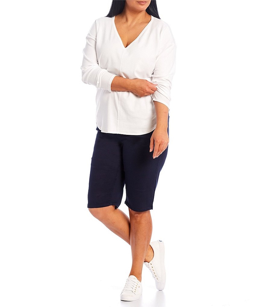 Code Bleu Plus Size Chelsea Bermuda Shorts