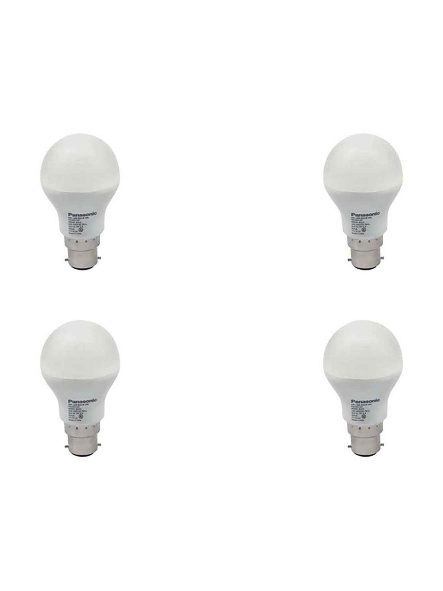 Panasonic B22 9Watt LED Bulb - Pack of 4 (Cool Day Light)