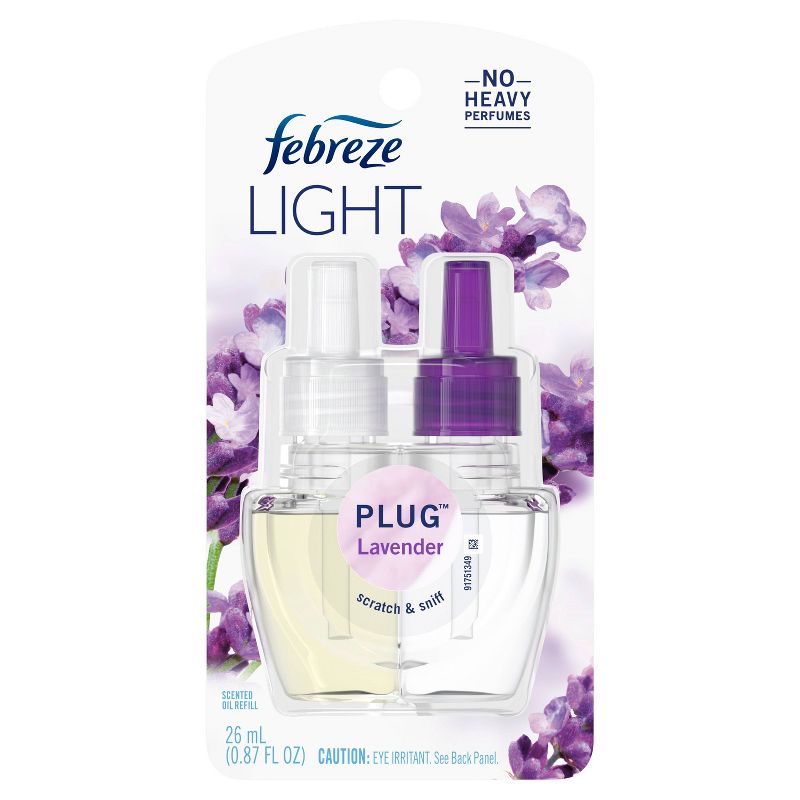 Febreze Light Plug Lavender Refill  with Fade Defy Technology