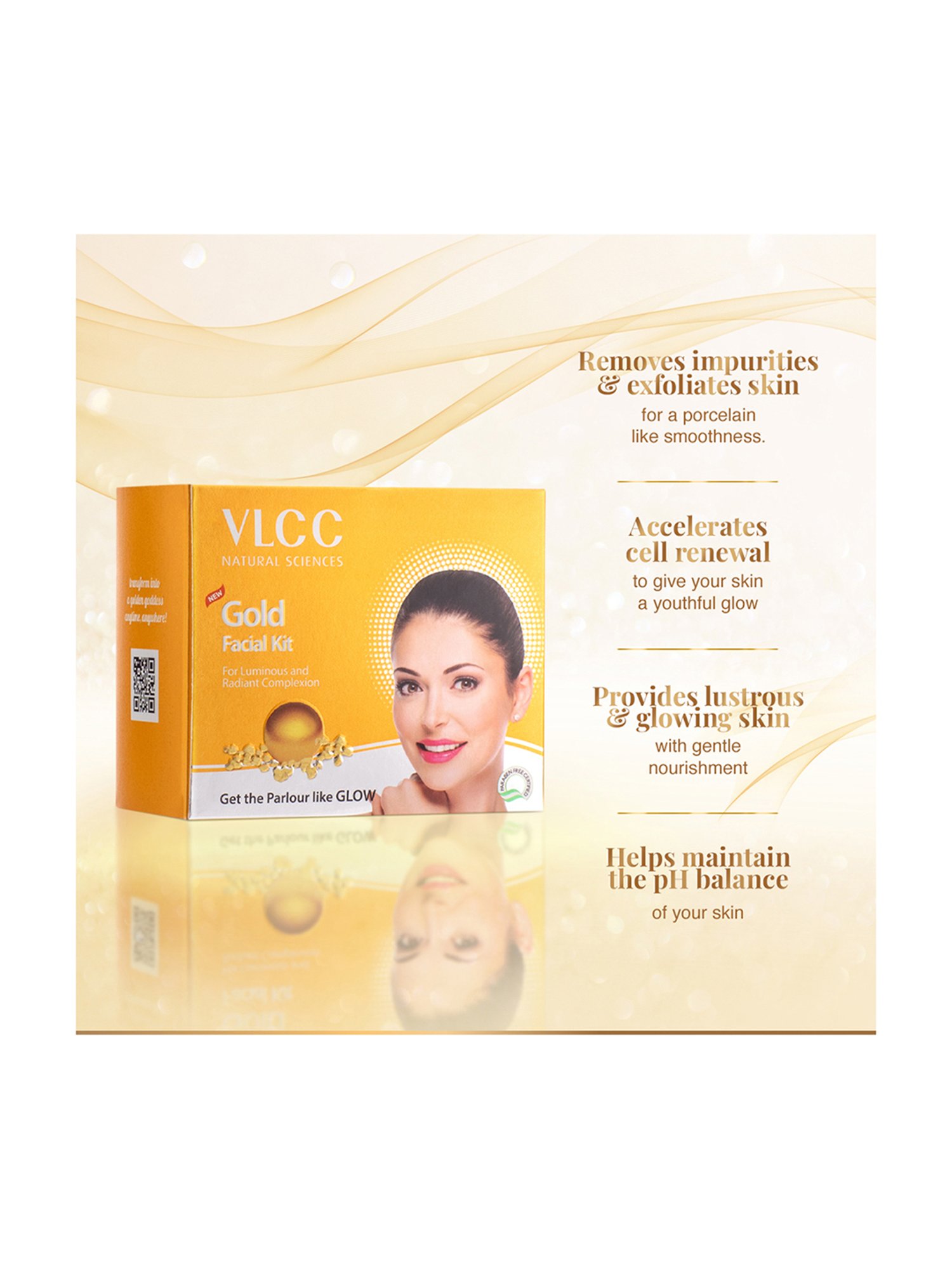 VLCC Manicure Pedicure Kit and Gold Facial Kit Combo