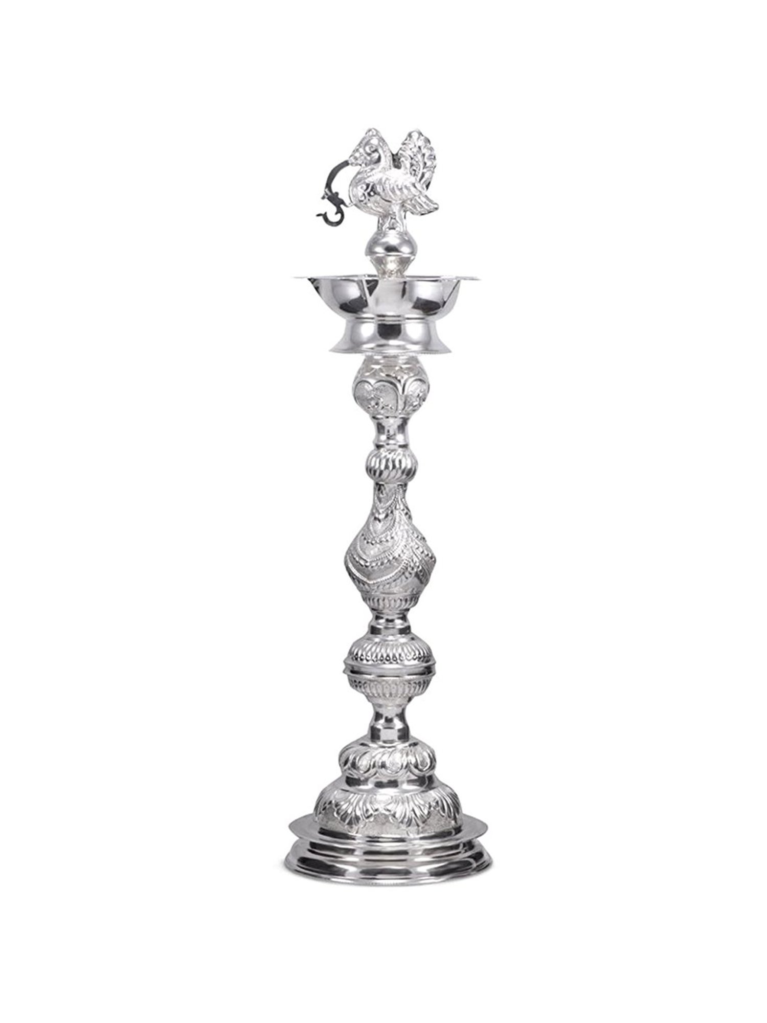 Joyalukkas 92.5 Sterling Silver Diya Stand - 845 gm