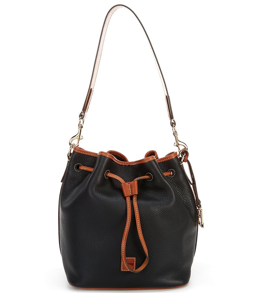 Dooney & Bourke Saffiano Collection Drawstring Bucket Bag