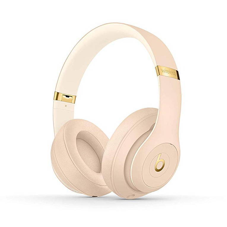 Beats Noise Cancelling Over-Ear Studio3 Wireless Headphones The Skyline Collection - Desert Sand (MTQX2LL/A)