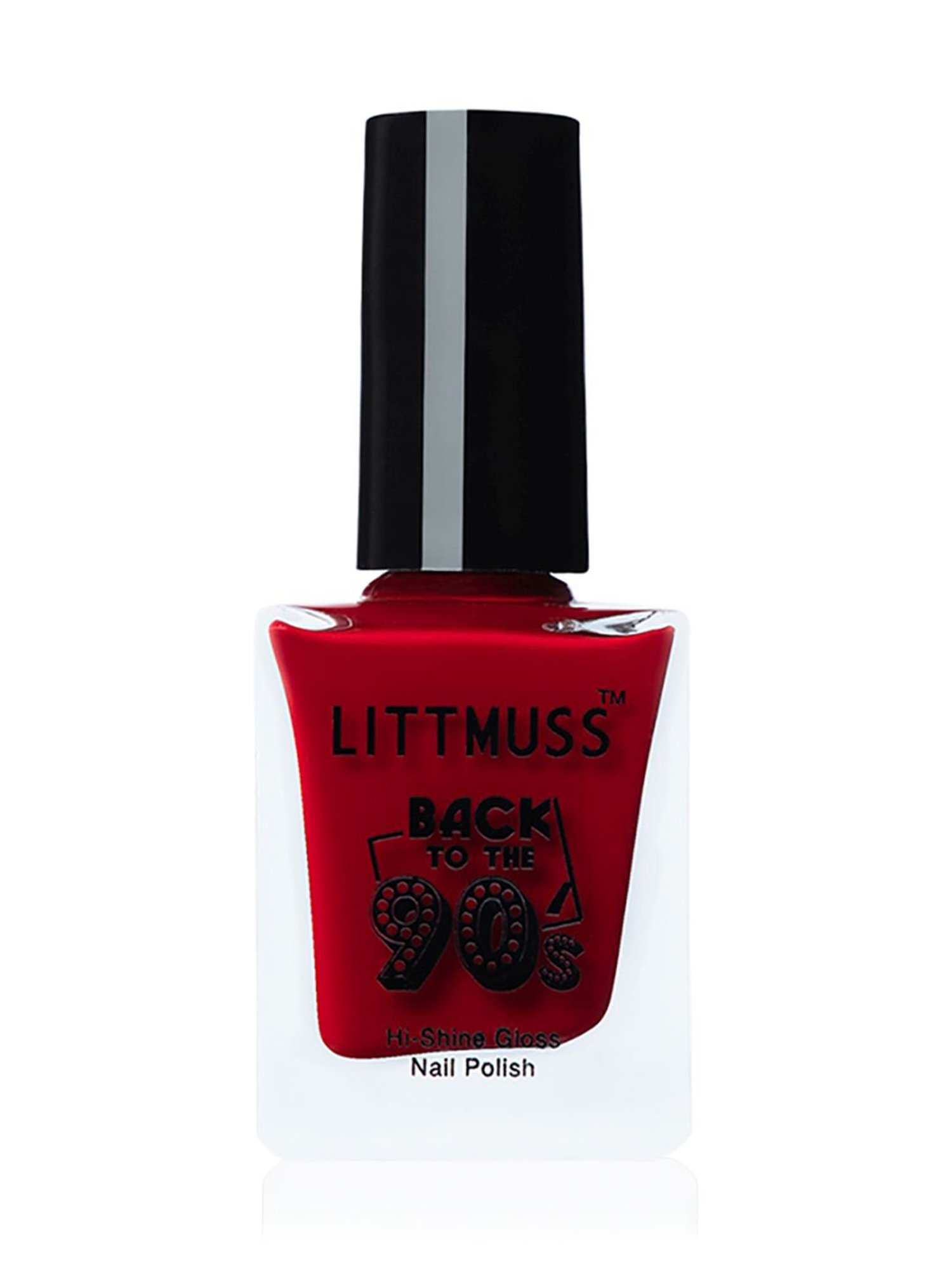 Littmuss Back To The 90's Hi Shine Gloss Nail Polish Rosewood Red 046 - 9.5 ml