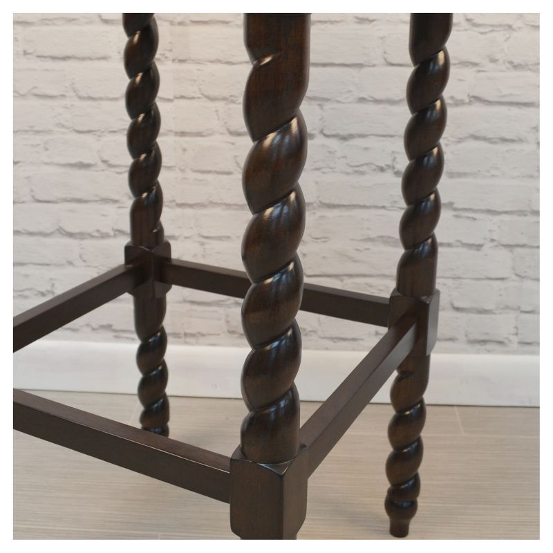 30" Cadmus Barstool Espresso/Linen - Carolina Chair & Table