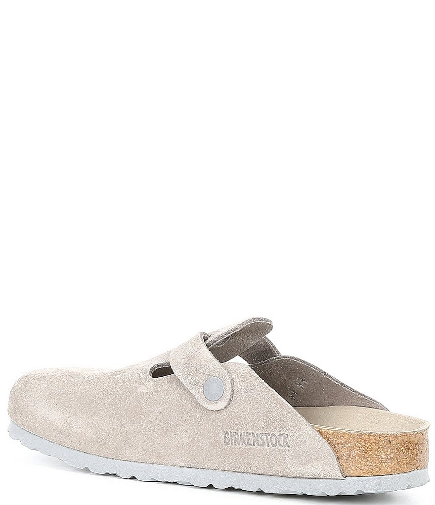 Birkenstock Women's Boston Suede Soft Footbed Clogs