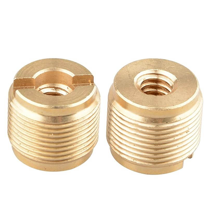 Female 1/4"-20 to 5/8"-27 Male 2 Piece Mic Adapter