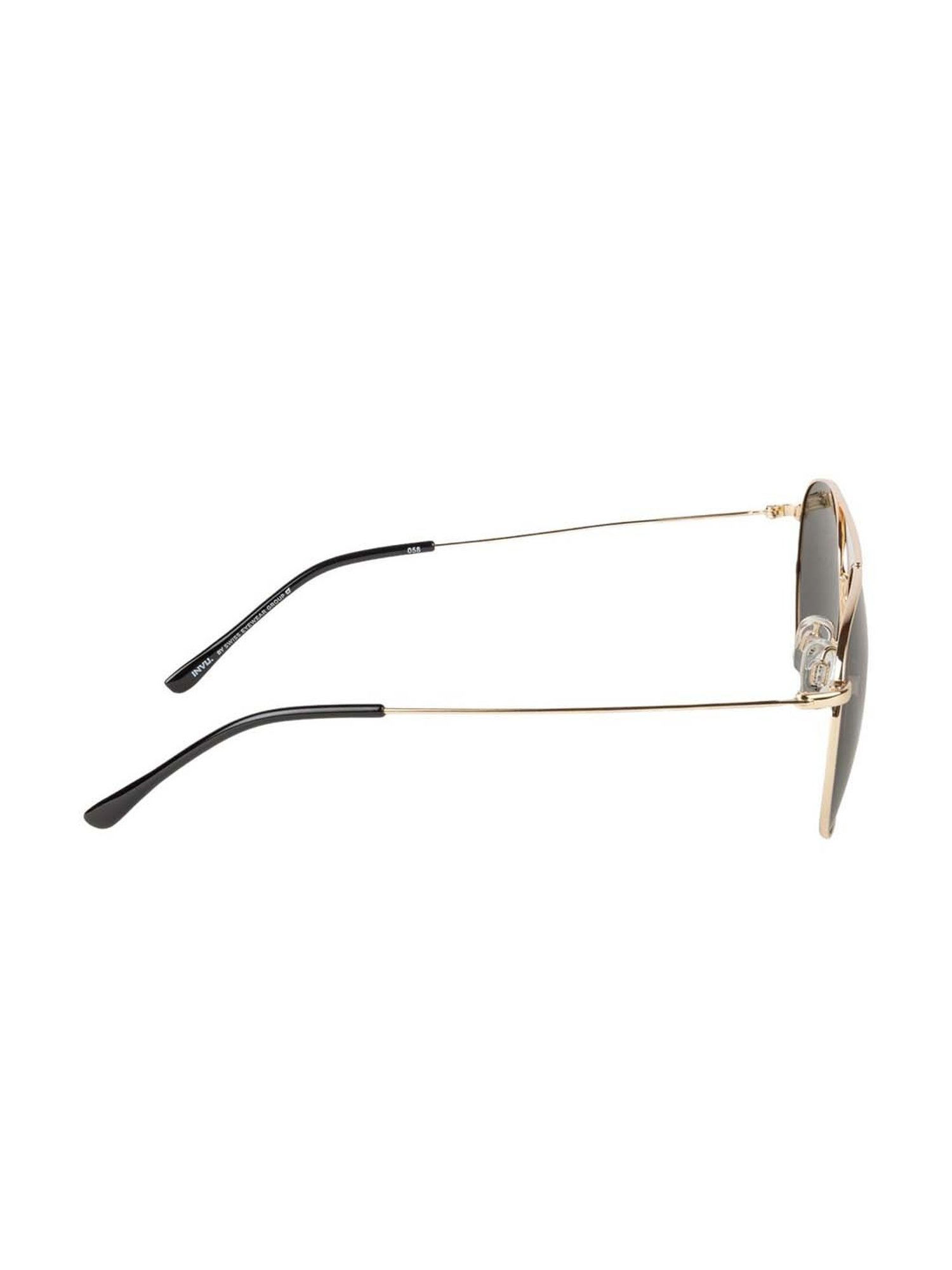 INVU Green Aviator UV Protection Sunglasses for Men