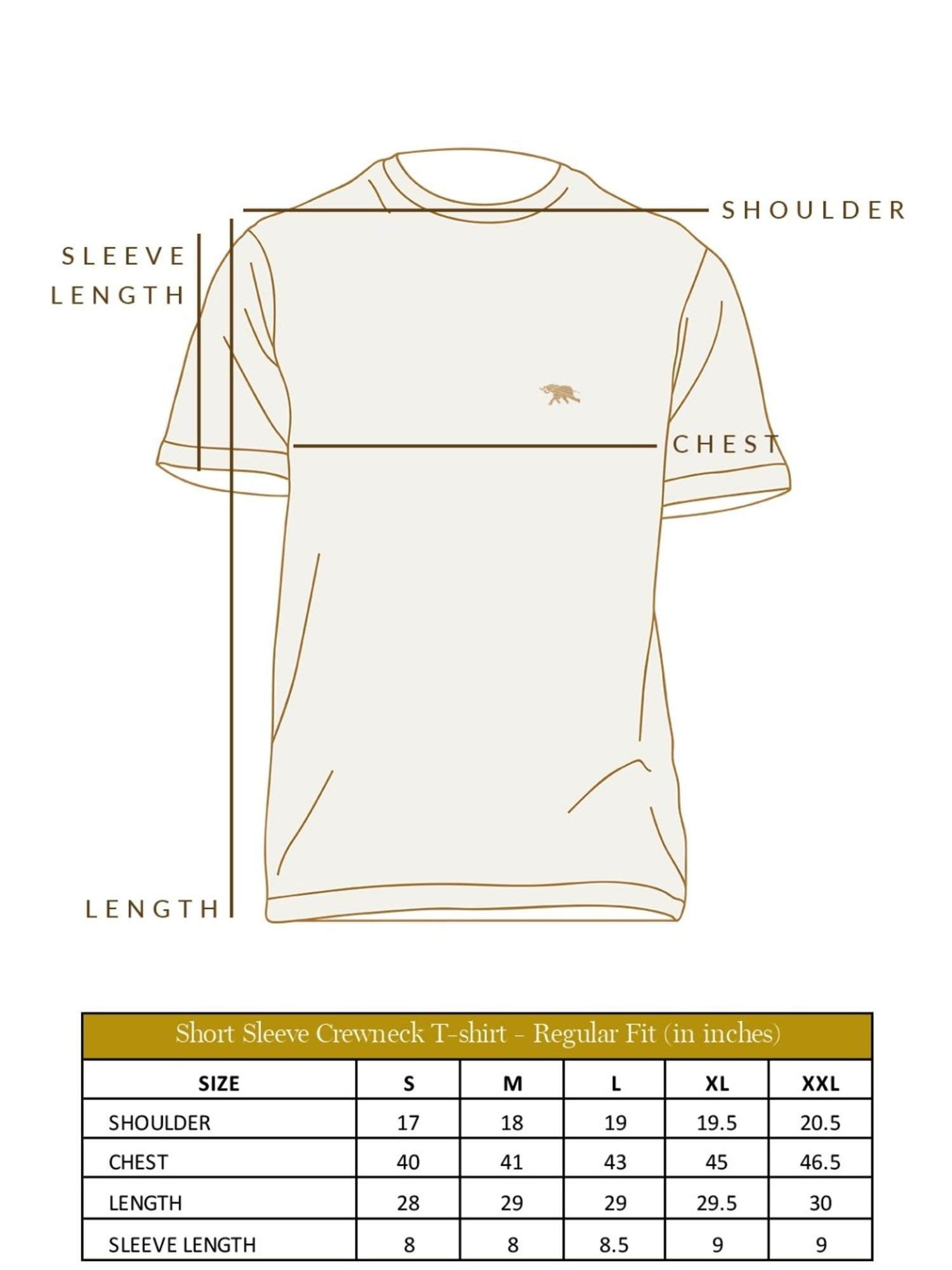 Andamen Olive Regular Fit Self Pattern T-Shirt