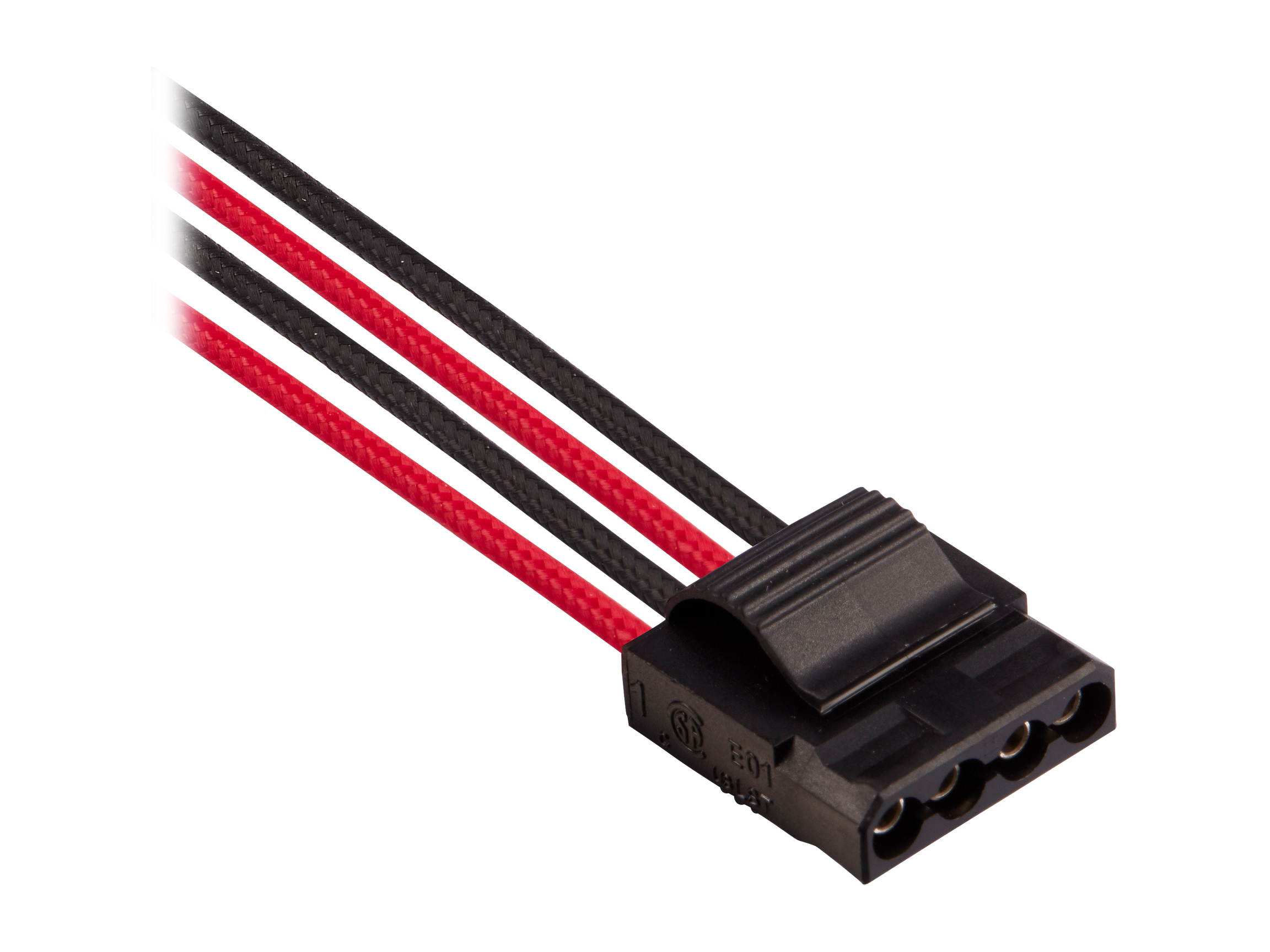 Micro Connectors 30cm Addressable RGB (ARGB) 1 to 4 Splitter Cable with/5 Male Pins (F04-04ARGB-30)
