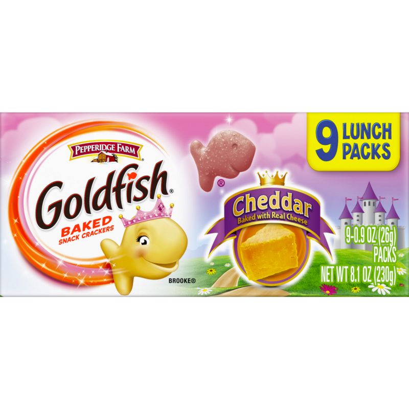 Pepperidge Farm Goldfish Princess Cheddar Crackers - .9oz/9ct
