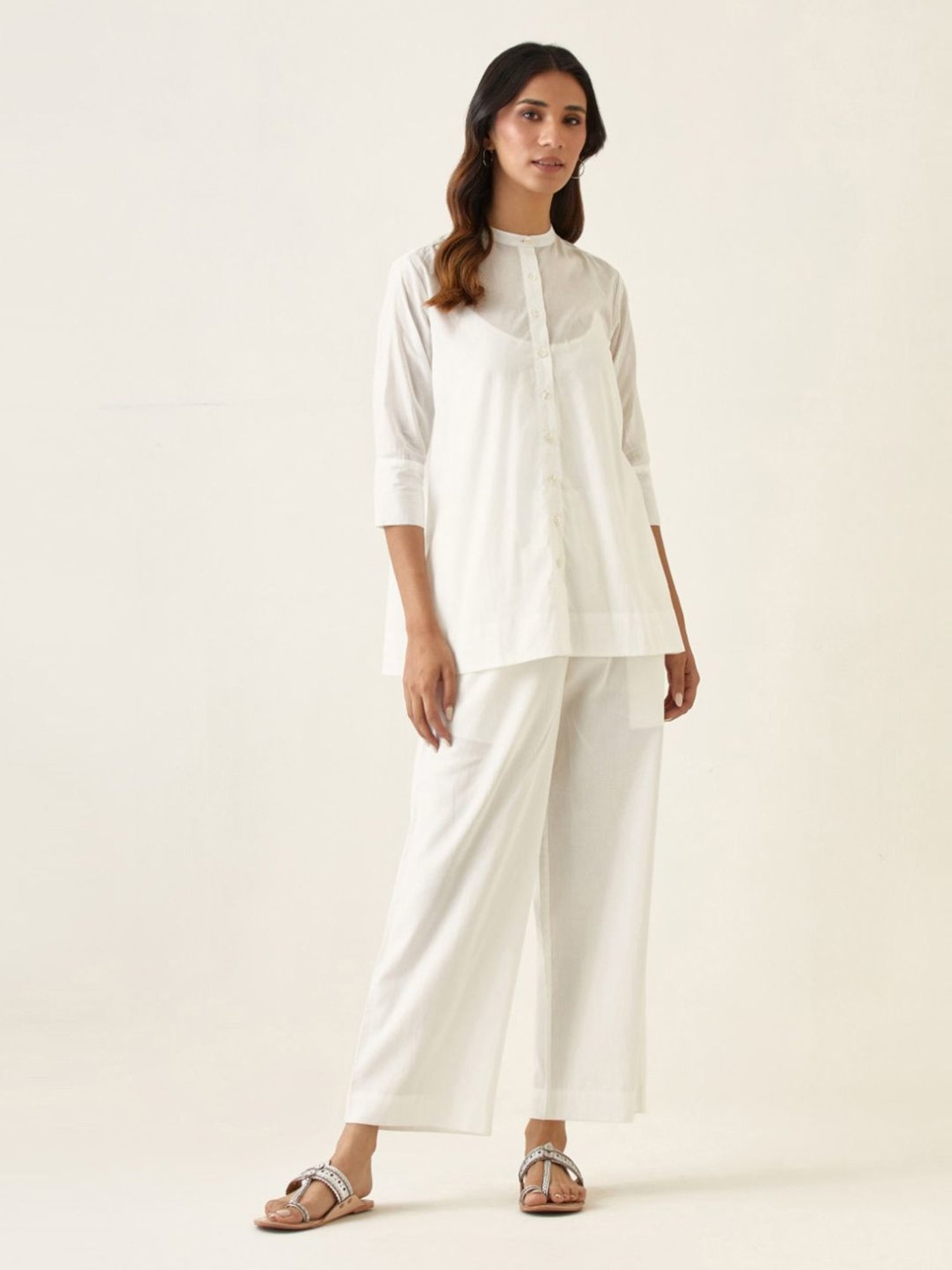 Vinusto White Summer Nostalgia Shirt