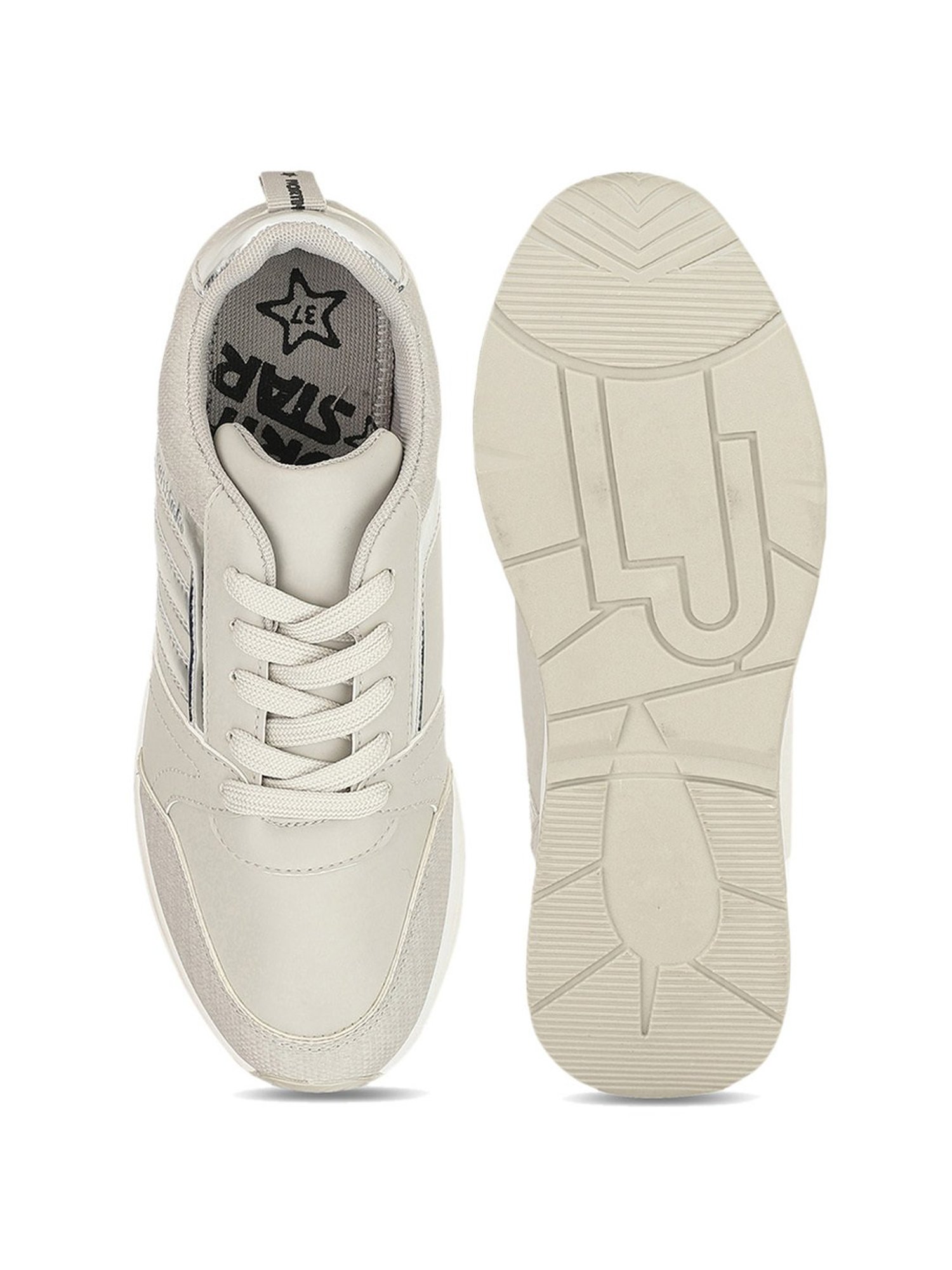 North Star by Bata Women's Grey Running Shoes