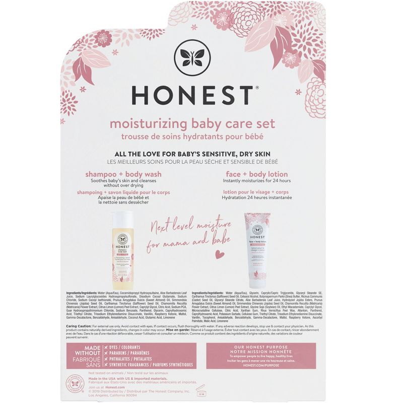 The Honest Company Gently Nourishing Shampoo & Lotion Bundle - Sweet Almond