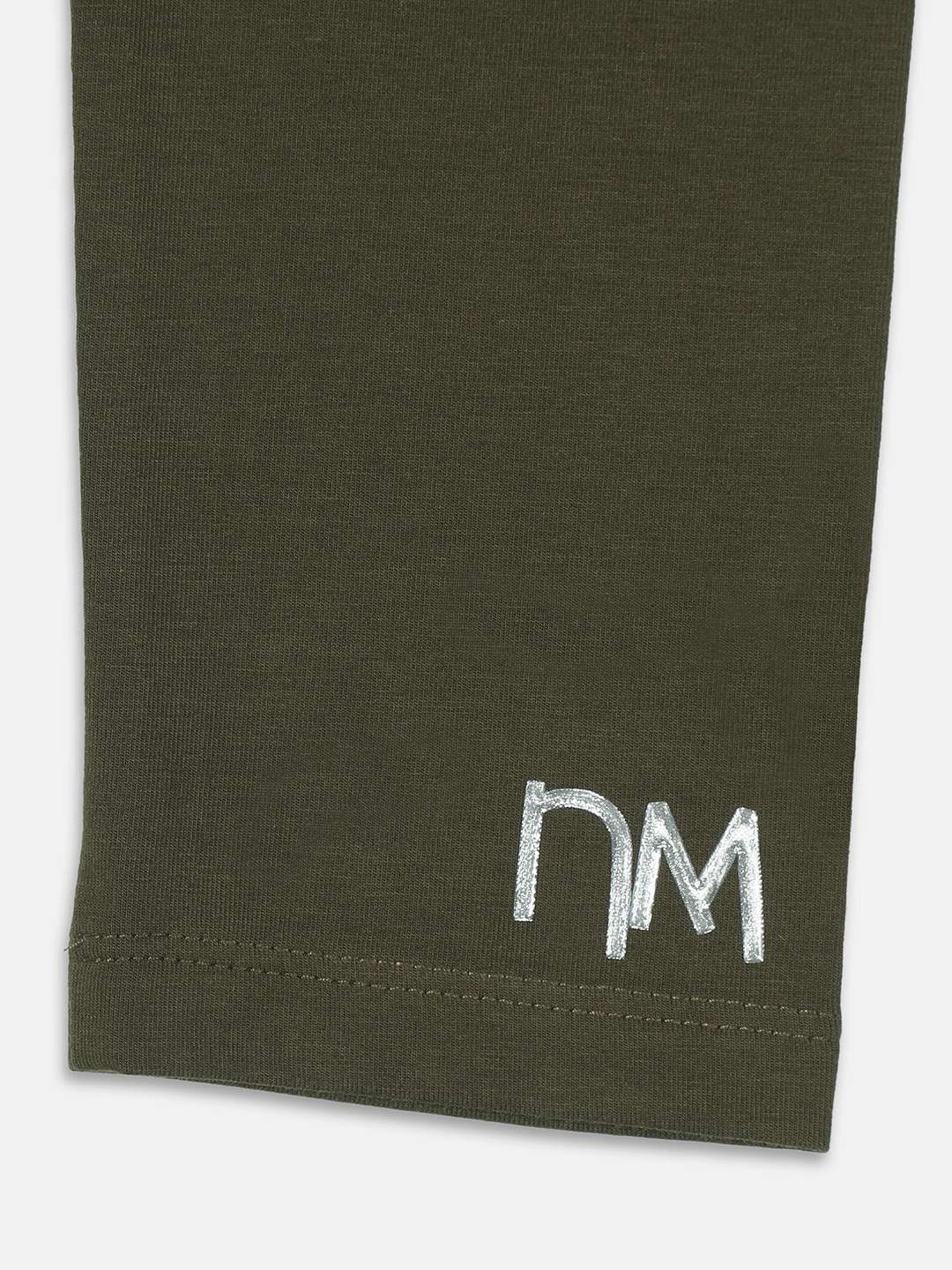 NINS MODA Kids Olive Green Regular Fit Leggings