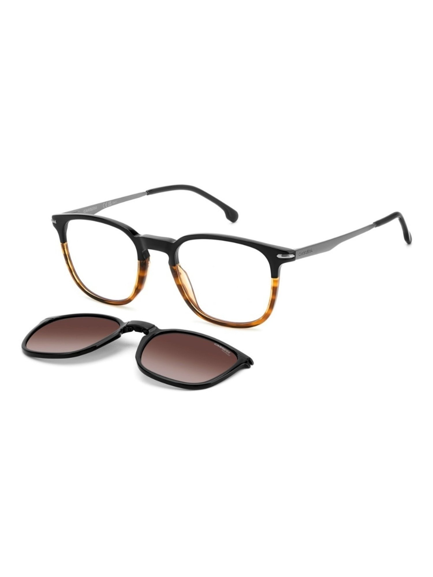 Carrera Brown Rectangular UV Protection Sunglasses for Men
