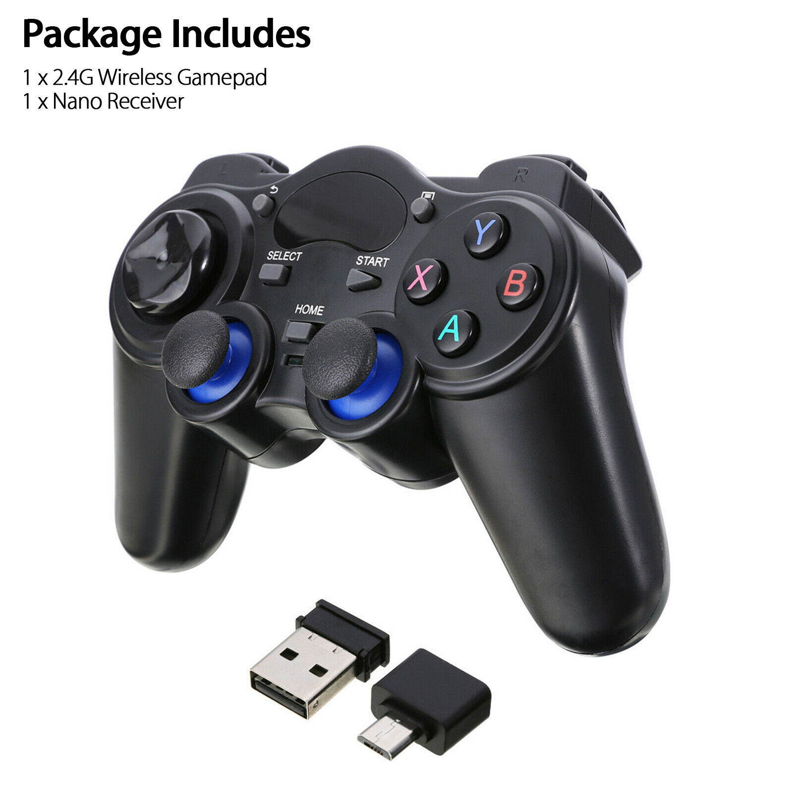 2.4G Wireless Controller Gaming Gamepad Joystick for Android Tablet Phone PC TV