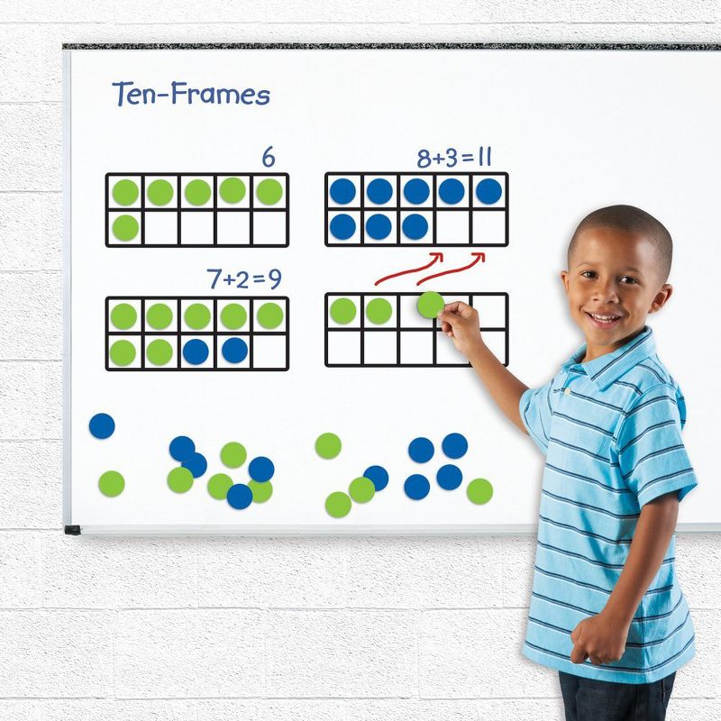 Learning Resources Giant Magnetic Ten-Frame Set, Set of 4