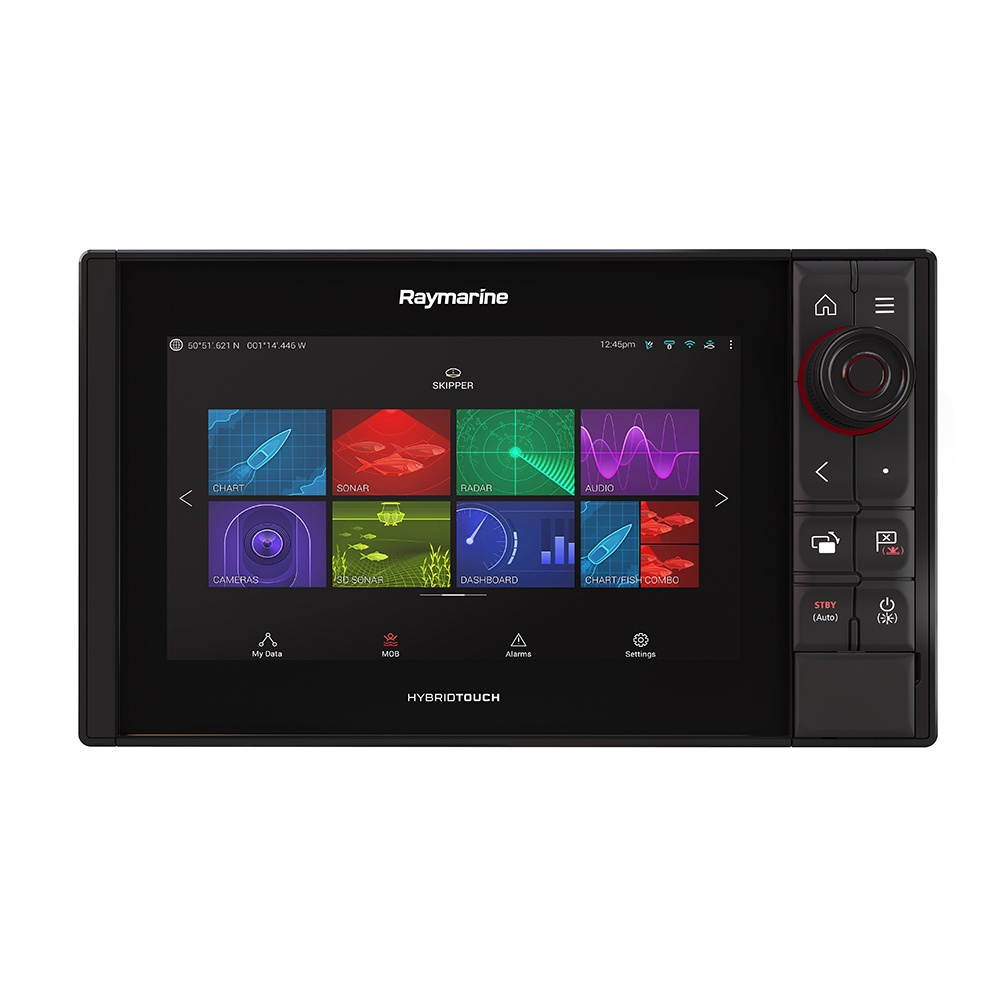 Raymarine Axiom Pro 9 S with CHIRP Sonar and Navionics NAV Plus North America Chart 9 Inch High-Performance Display with CHIRP Sonar