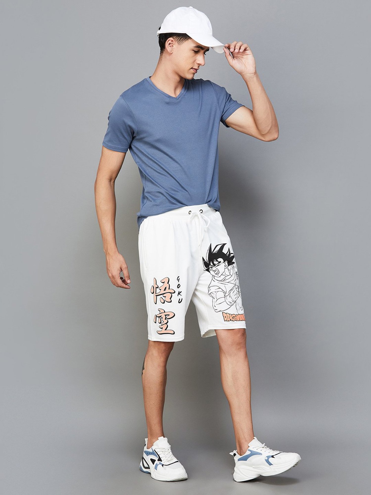 BOSSINI Cool Grey Regular Fit V-Neck T-Shirt