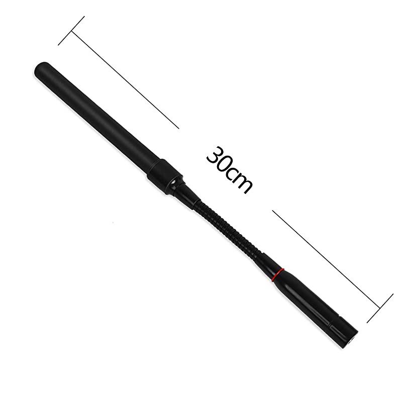 SMAMale CS Tactical 118inch Antenna Dual Band 144430Mhz Adjustable Gooseneck Antenna for for Yaesu Kenwood TYT Two Way Radio