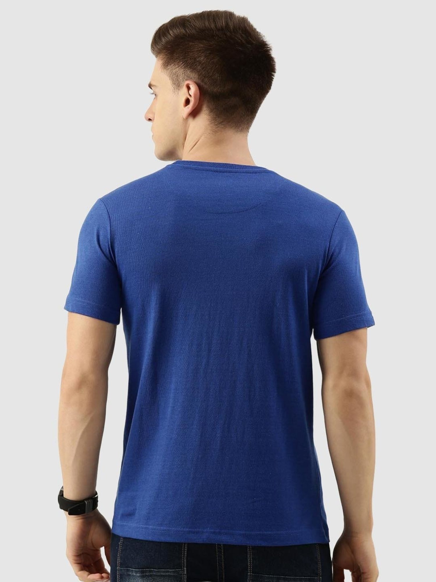 Bene Kleed Blue Regular Fit T-Shirt