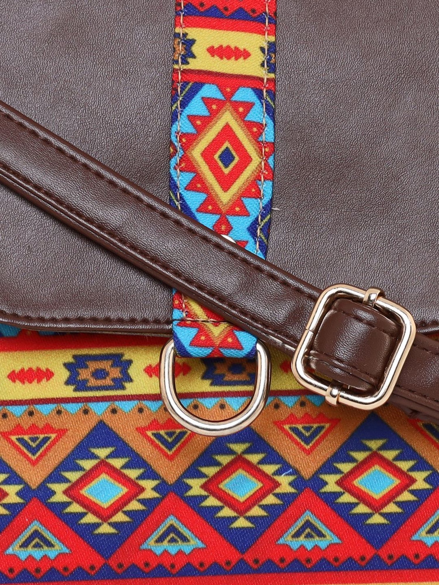 Sabhyata Multicolor Printed Medium Cross Body Bag