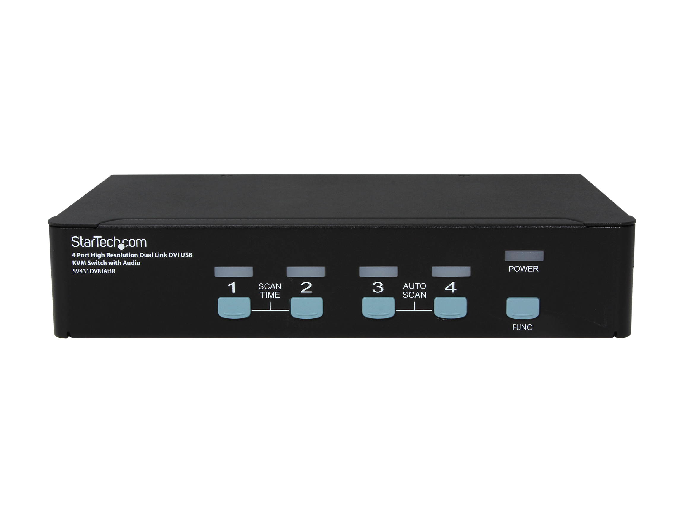 StarTech.com SV231DVIUAHR 2 Port High Resolution USB DVI Dual Link KVM Switch with Audio